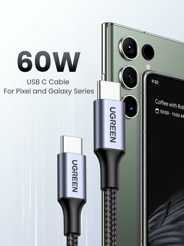 UGREEN USB C Charger Cable 60W USB C Cable PD 3.0 - Image 2
