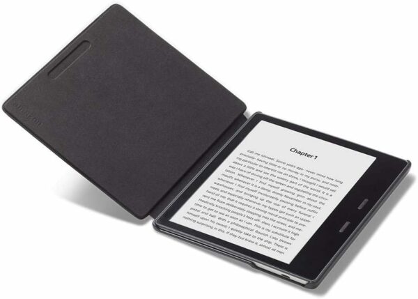 Kindle Oasis Fabric Cover 3 Kindle Oasis Water-Safe Fabric Cover, Charcoal Black - Image 3