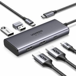 Ugreen 8K Dual HDMI 6-in-1 USB-C Hub